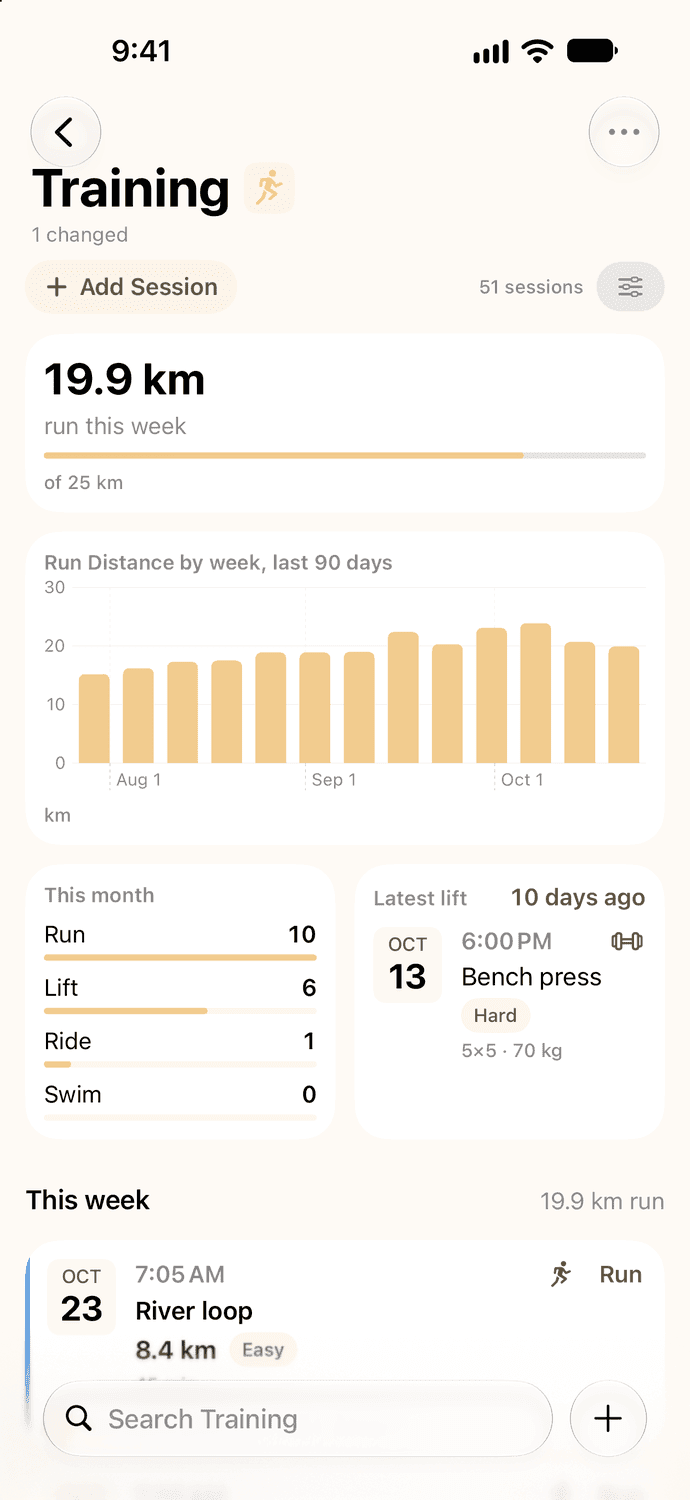 The tell it about the run example in Kyle